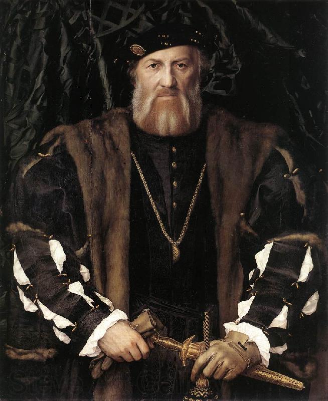 HOLBEIN, Hans the Younger Portrait of Charles de Solier, Lord of Morette ag Norge oil painting art